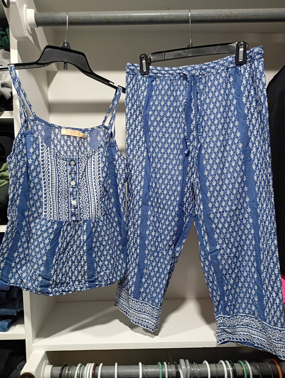 LA CERA 100% Cotton Pajama Set